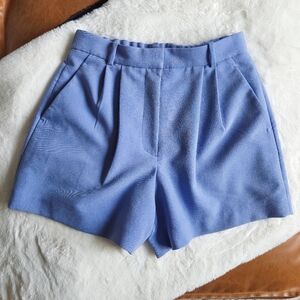 Abercrombie & Fitch Sloane Tailored Shorts – Periwinkle Blue High-Rise – Size 6